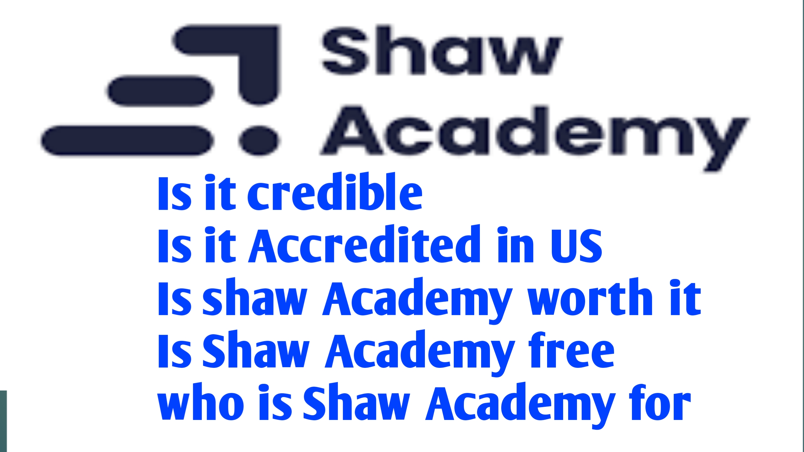 Shaw Academy